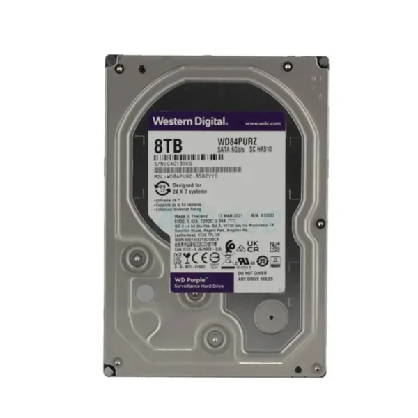 هارد اینترنال وسترن مدل WD Purple با ظرفیت 8 ترابایت