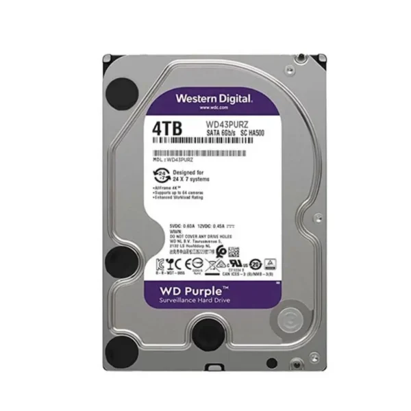هارد اینترنال وسترن مدل WD Purple با ظرفیت 4 ترابایت