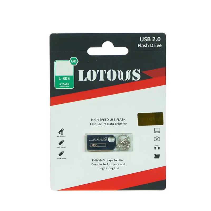 فلش مموری USB 2.0 لوتوس مدل L803 ظرفیت 64 گیگابایت
