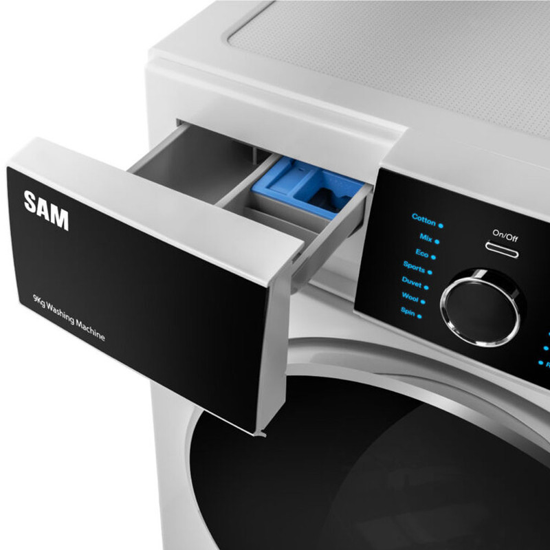 ماشین لباسشویی سام مدل DD-1482 I ظرفیت 9 کیلوگرم