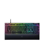 کیبورد گیمینگ ریزر مدل Blackwidow V4 Green Switches