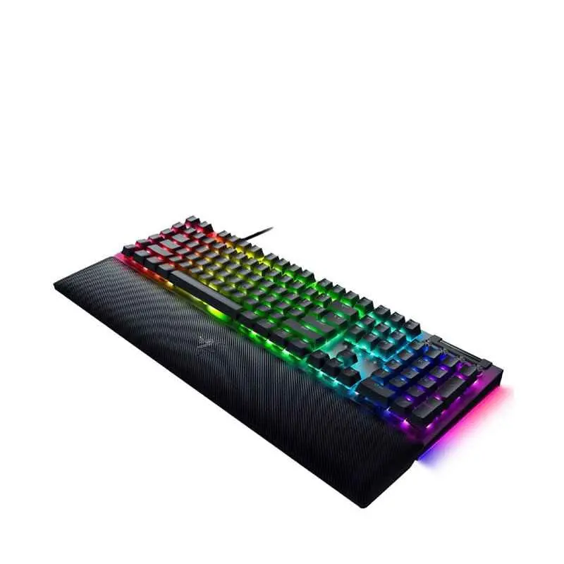 کیبورد گیمینگ ریزر مدل Blackwidow V4 Green Switches