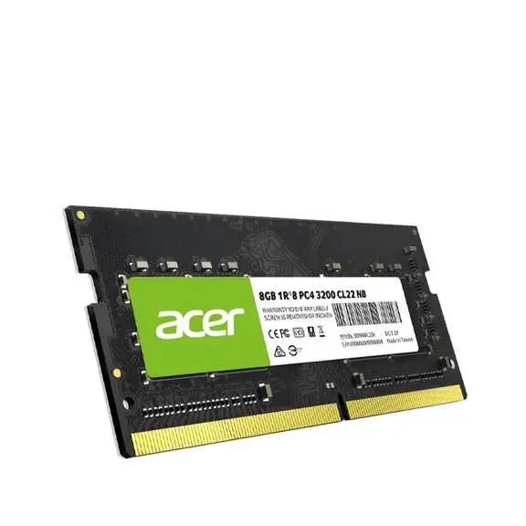 رم لپ‌تاپ DDR4-3200 ایسر مدل SO-DIMM CL22 SD100 ظرفیت 8 گیگابایت