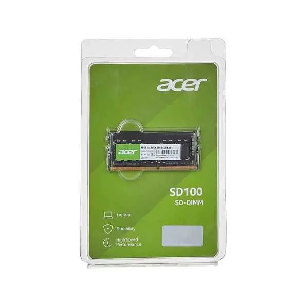 رم لپ‌تاپ DDR4-3200 ایسر مدل SO-DIMM CL22 SD100 ظرفیت 8 گیگابایت