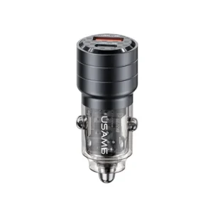 شارژر فندکی یوسمز مدل CC176 C36 A+C Mini Car Charger توان 95 وات