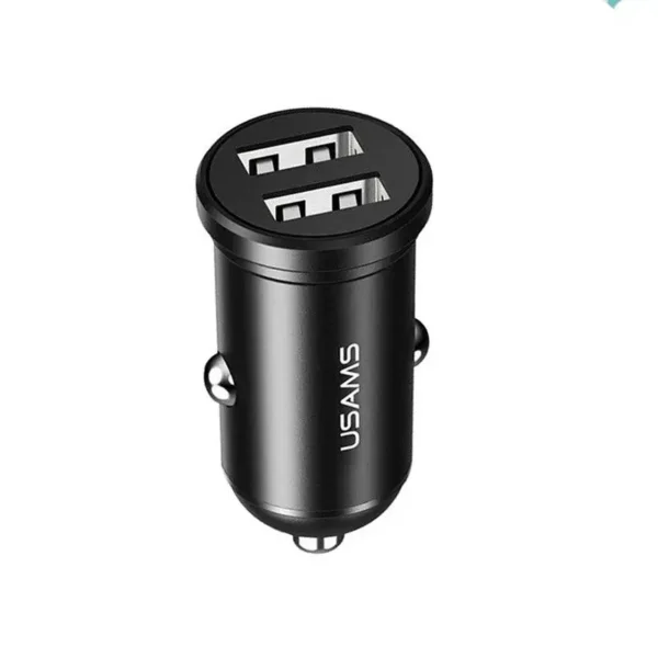 شارژر فندکی یوسمز مدل CC114 C20 2.4A Dual USB Mini Car Charger