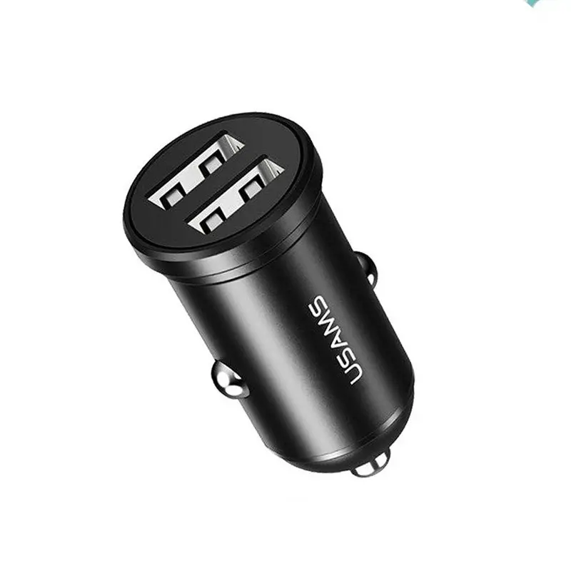 شارژر فندکی یوسمز مدل CC114 C20 2.4A Dual USB Mini Car Charger