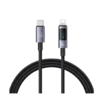 کابل شارژ USB-C to Lightning یوسمز مدل US-SJ672 با طول 1.2 متر توان 30 وات