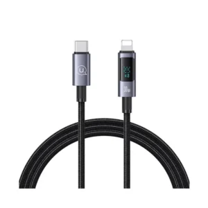 کابل شارژ USB-C to Lightning یوسمز مدل US-SJ672 با طول 1.2 متر توان 30 وات