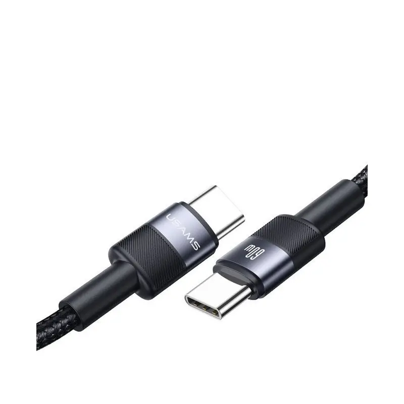 کابل شارژ USB-C to USB-C یوسمز مدل US-SJ724 با طول 1.2 متر توان 60 وات