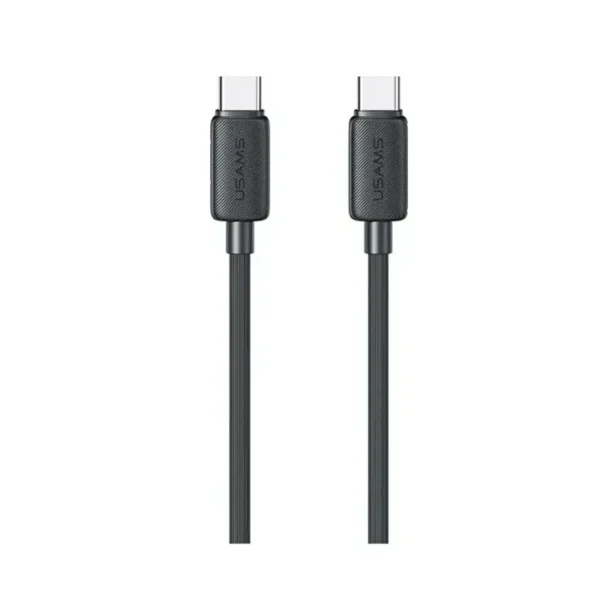 کابل شارژ USB-C to USB-C یوسمز مدل US-SJ691 با طول 1 متر توان 60 وات