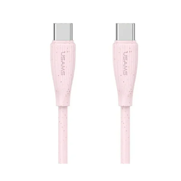 کابل شارژ USB-C to USB-C یوسمز مدل US-SJ716 با طول 1 متر توان 60 وات
