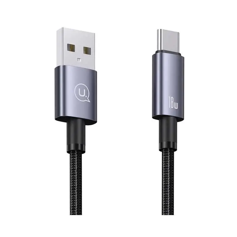 کابل شارژ USB-A to USB-C یوسمز مدل US-SJ663 با طول 1.2 متر