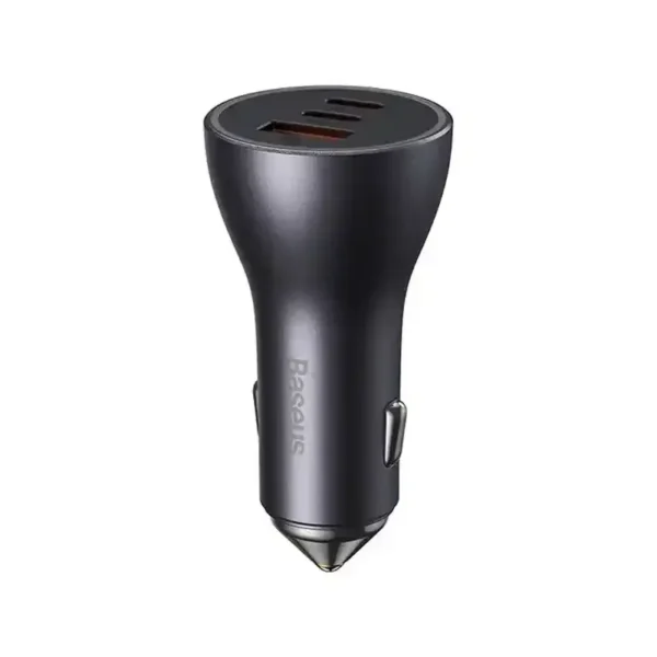 شارژر فندکی باسئوس مدل Golden Contactor Pro Car Charger U+C+C توان 65 وات