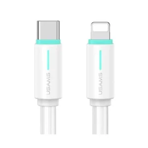 کابل شارژ USB-C to Lightning یوسمز مدل US-SJ735 با طول 1 متر توان 30 وات