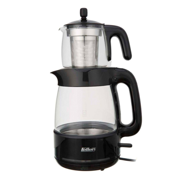 چای ساز فلر TS 070 ظرفیت 2.5 لیتری با قوری شیشه ای