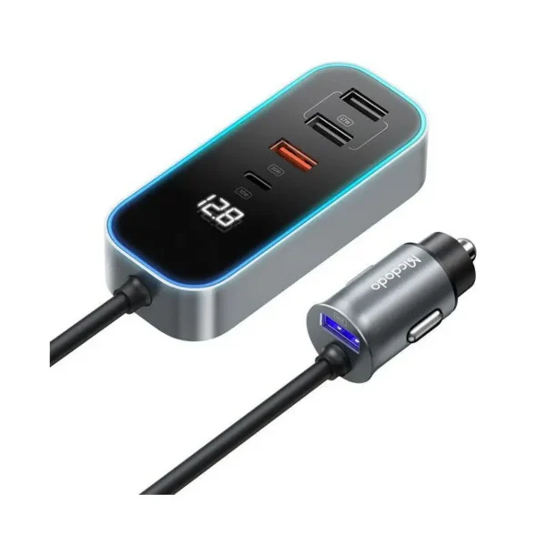 شارژر فندکی 5 پورت مک دودو مدل CC-1900 توان 107 وات