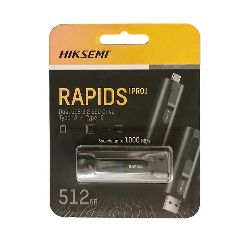 هارد اس اس دی اکسترنال هایک سمی مدل Rapids PRO S1000 ظرفیت 512 گیگابایت