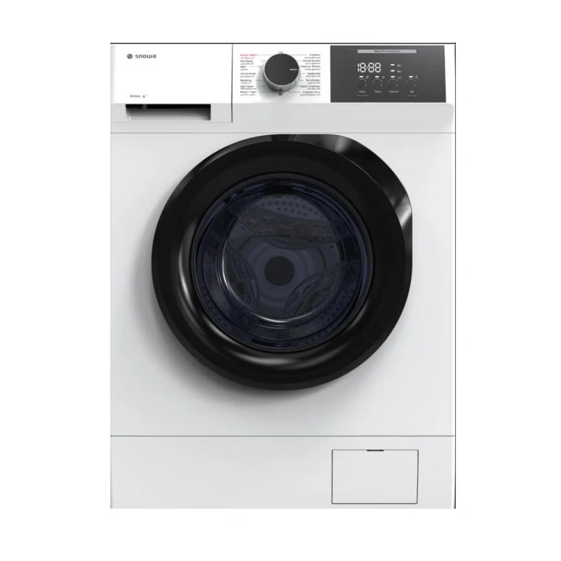 ماشین لباسشویی اتوماتیک اسنوا مدل SWM-C80 ظرفیت 8 کیلوگرم