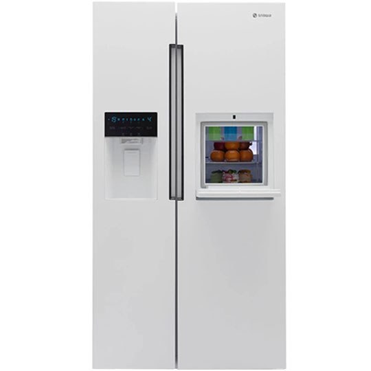 یخچال و فریزر ساید بای ساید 27 فوت اسنوا مدل SN8-2028