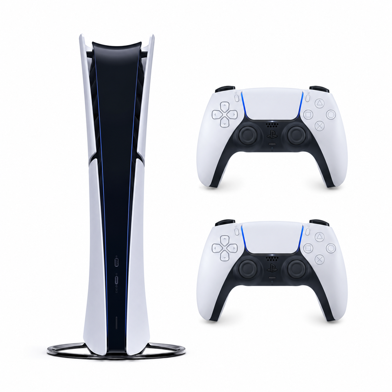 کنسول بازی سونی مدل  PlayStation 5 Slim Digital Edition ظرفیت 1 ترابایت ریجن 2016A اروپا (2 دسته)